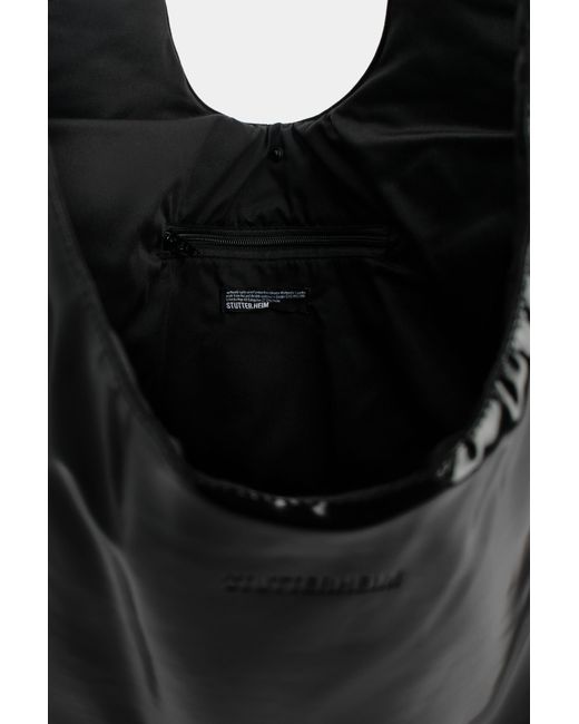 Stutterheim Black Svea Puffer Bag