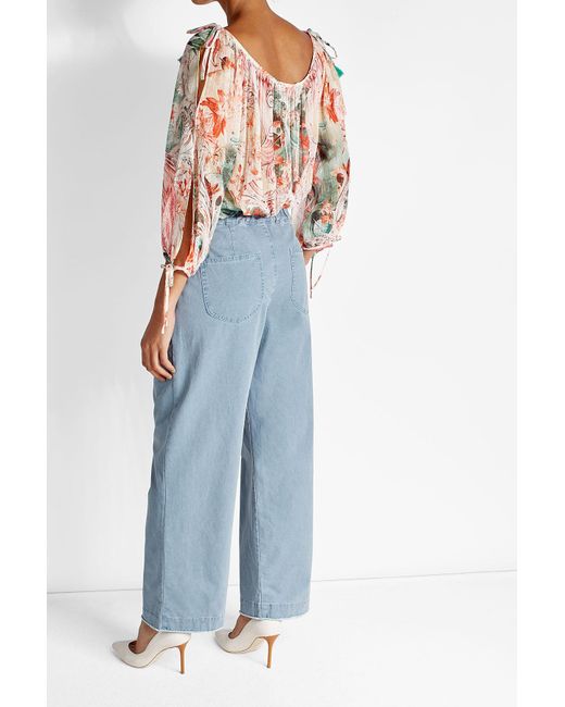 see by chloe wide leg pants