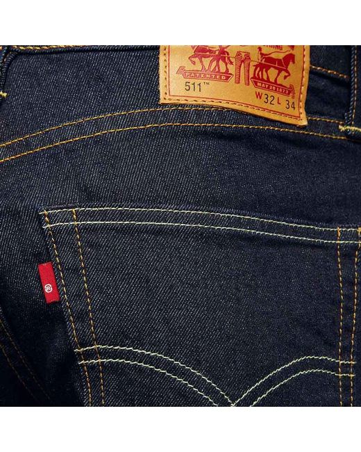 levi 511 rock cod blue