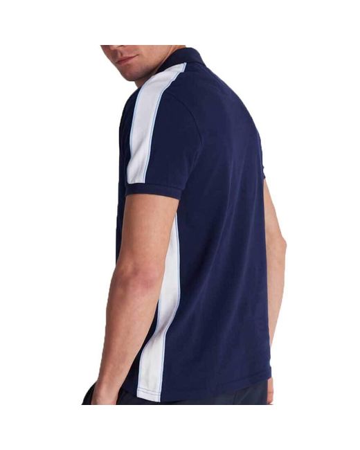 piped polo shirt