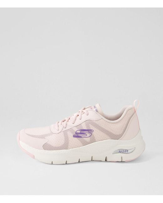 Skechers 149567 Arch Fit Wave Rush Sneakers in Pink Australia