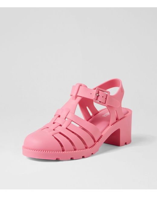 Melissa Pink Possession Heel Ad My Pvc Shoes