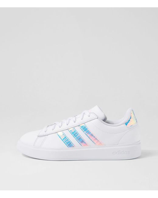 Adidas Grand Court 2.0 W Ad White Clear Pink Smooth White Clear Pink Sneakers