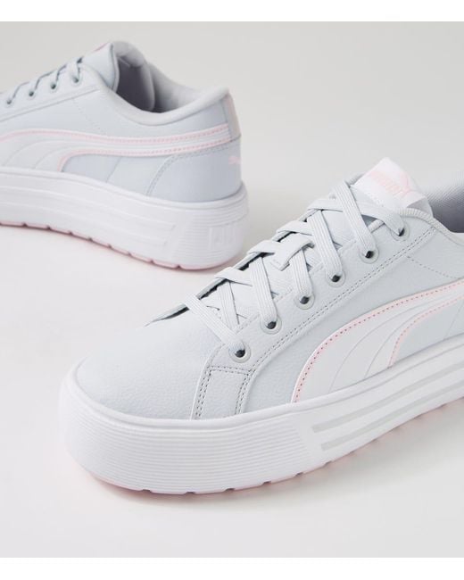 PUMA 392320 Kaia 2.0 Pm Silver Mist White Pink Smooth Silver Mist White Pink Sneakers