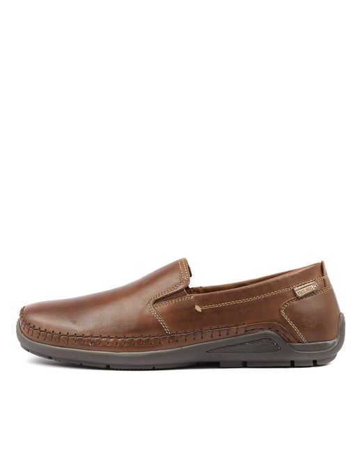 Pikolinos Brown Azores 03 Leather Shoes for men