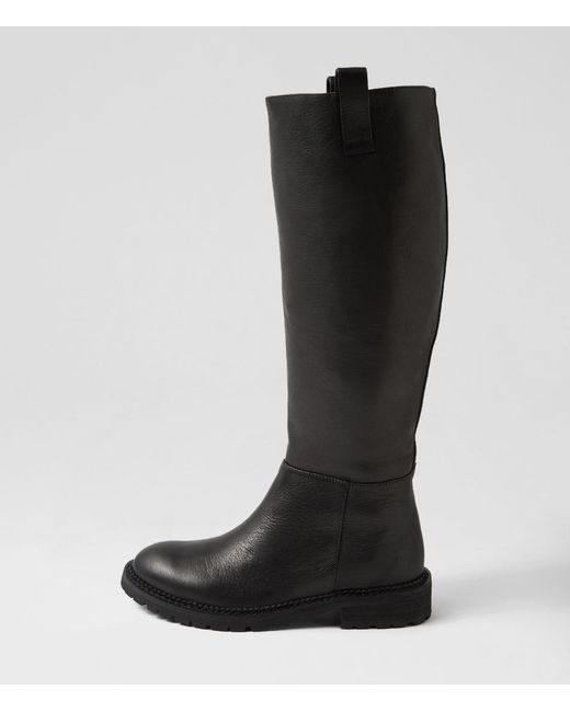 MOLLINI Rivah Mo Black Black Heel Leather Black Black Heel Boots