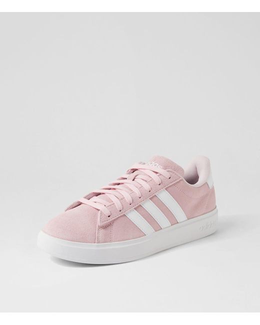 Adidas Grand Court 2.0 W Ad Clear Pink White Smooth Clear Pink White Sneakers