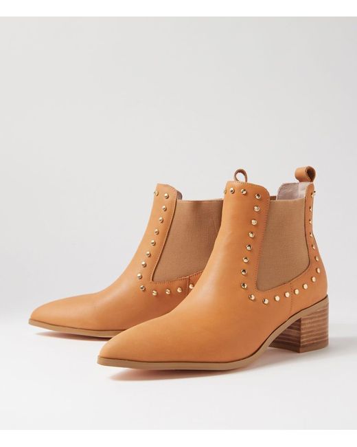 Nude Brown Wynter Nu Leather Boots