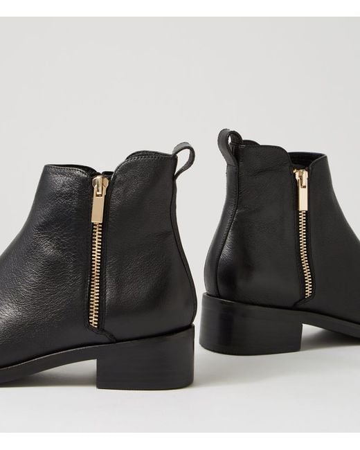 MOLLINI Ginton Mo Black Black Heel Leather Black Black Heel Boots
