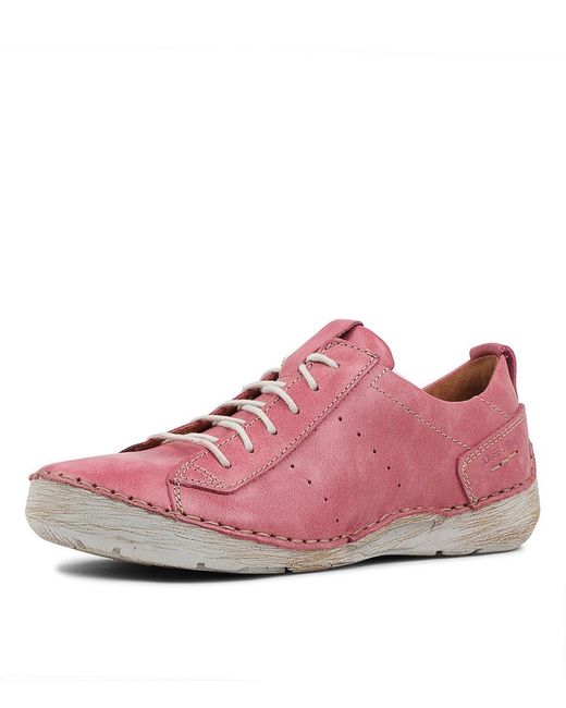 Josef Seibel Pink Fergey 56 Js Leather Shoes