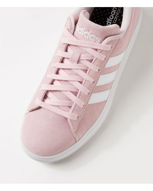 Adidas Grand Court 2.0 W Ad Clear Pink White Smooth Clear Pink White Sneakers