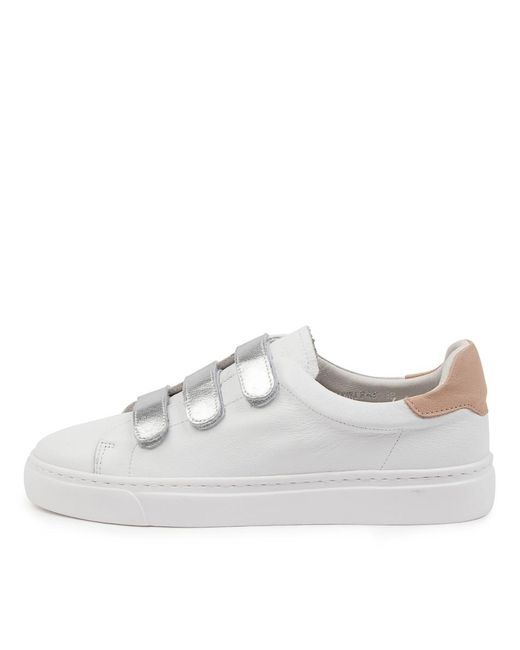 MOLLINI Otwinkle Mo White Silver Sneakers