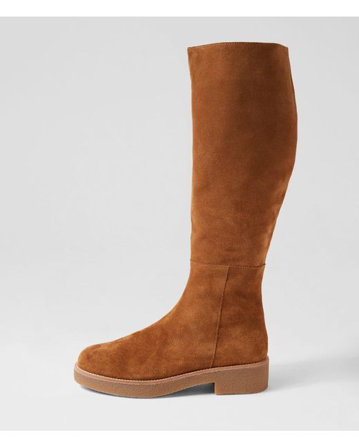 MOLLINI Brown Frey Mo Suede Boots