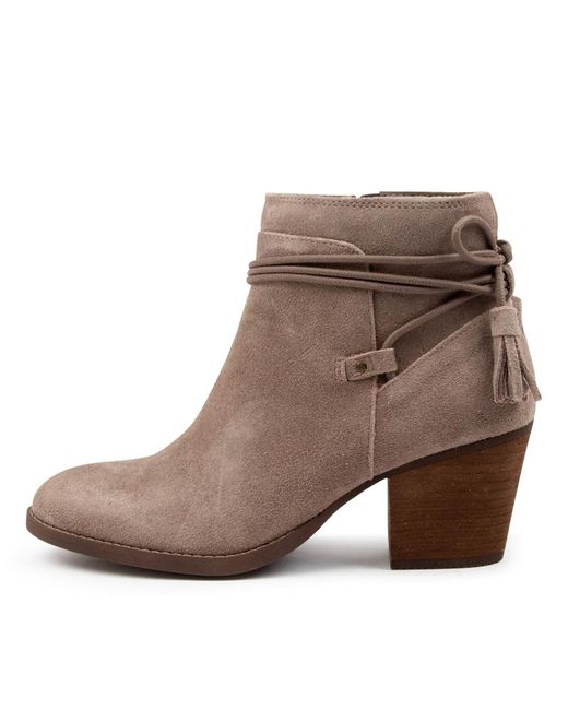 Skechers Suede 44646 Homestead Sk Boots in Taupe (Brown) | Lyst Australia