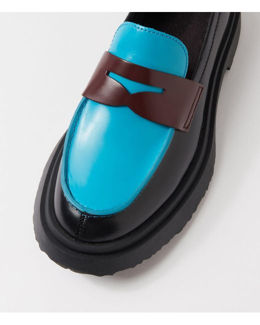 Camper Black K201116 Walden Cm Patent Leather Shoes