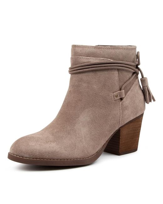 Skechers Suede 44646 Homestead Sk Boots in Taupe (Brown) | Lyst Australia