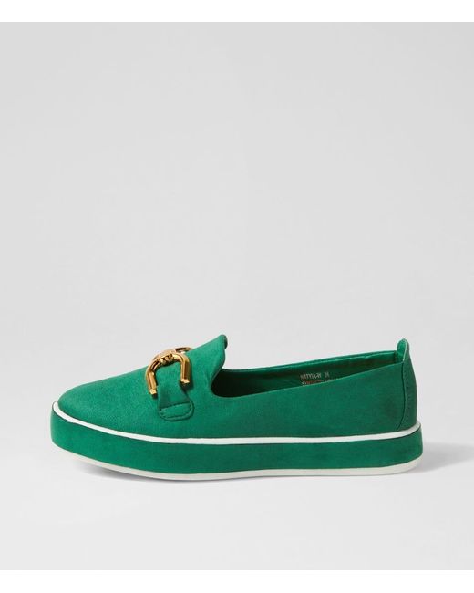 LAGUNA QUAYS Green Natyia Lq Microsuede Shoes
