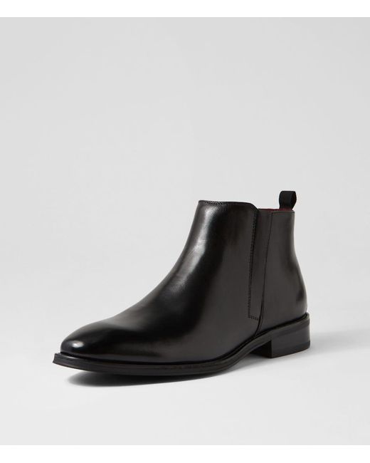 Julius Marlow Black Belmont Jm Leather Boots for men