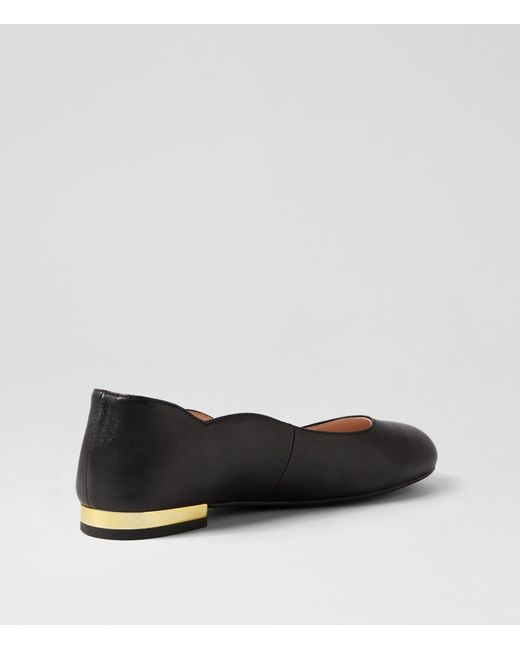 Diana Ferrari Challi Df Black Gold Heel Leather Black Gold Heel Shoes