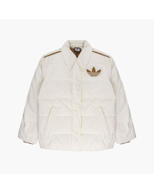 adidas white puffer