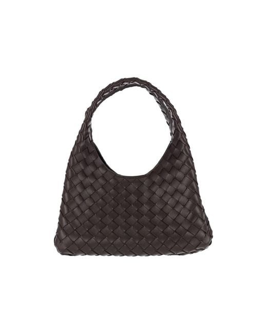 Bottega Veneta Black Small Handbag "Campana"