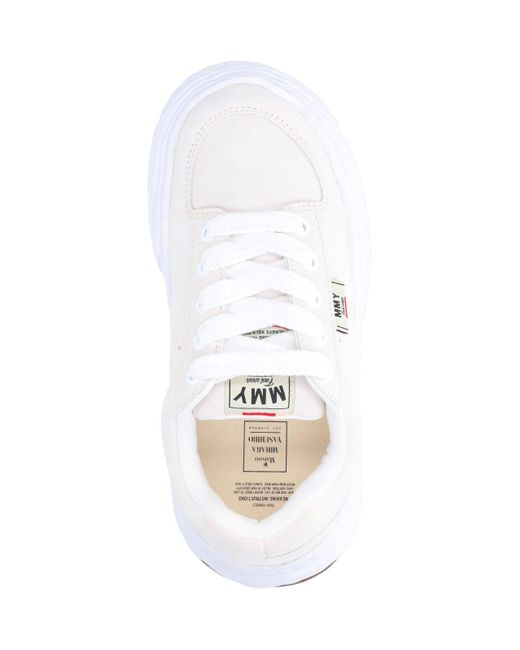 Maison Mihara Yasuhiro White Platform Low-Top Sneaker