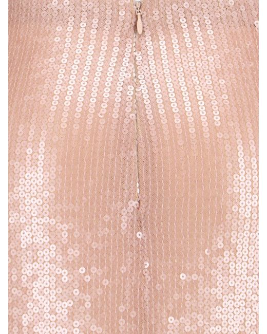 GIUSEPPE DI MORABITO Pink Maxi Sequin Skirt