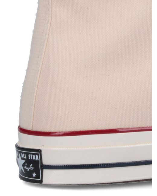 Converse White Sneakers Tela