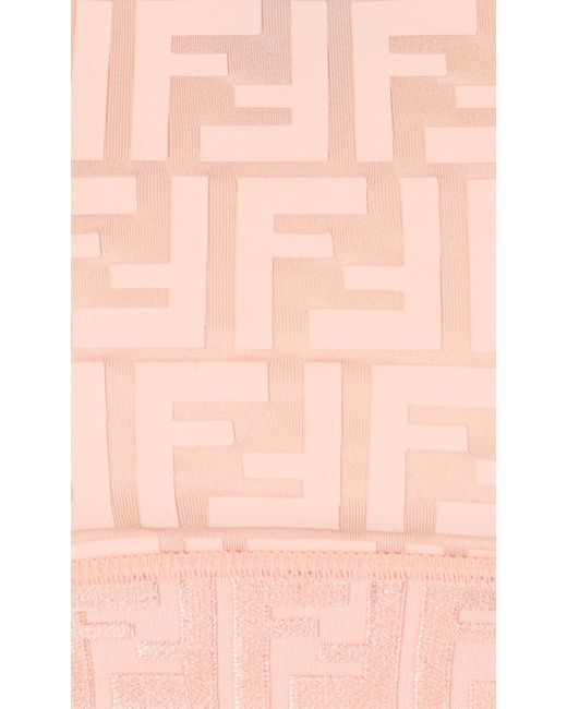Fendi Logo Sport Top in Pink | Lyst