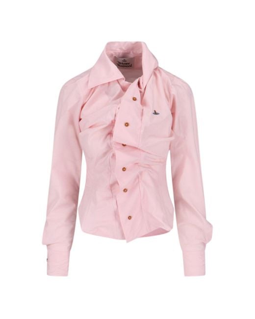Camicia "Drunken" di Vivienne Westwood in Pink