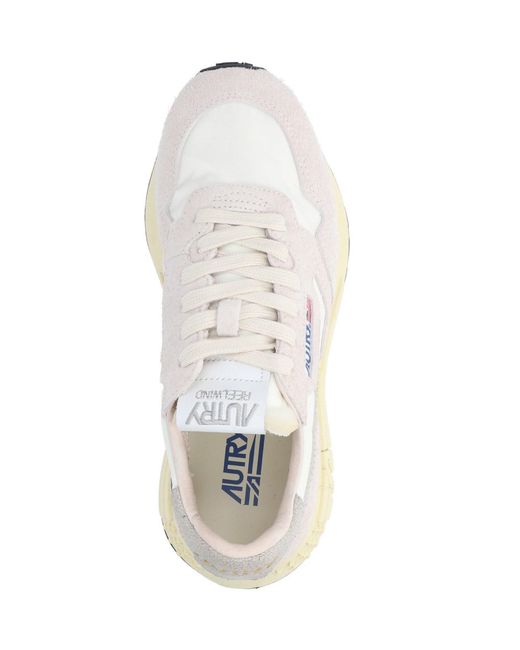 Autry White Sneakers Upper: Nylon