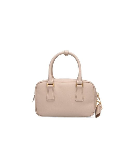 Prada Pink Handbag Logo