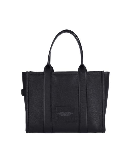 Marc Jacobs Black Large Logo Tote Bag