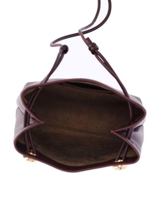 Loewe Purple "Pebble" Clutch