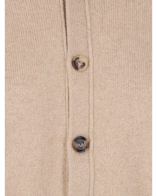 Bottega Veneta Natural Cashmere Cardigan