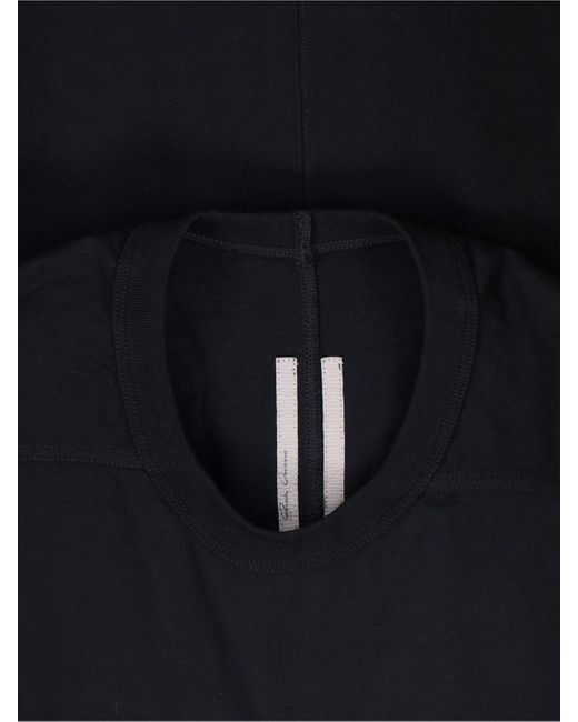 Maglietta Classica di Rick Owens in Blue da Uomo