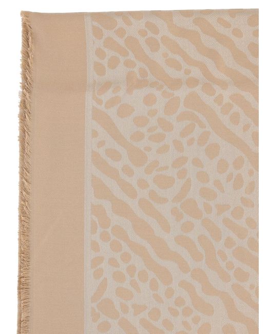 Fendi Natural Animal Scarf