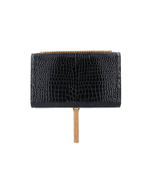 Borsa Media "Kate" di Saint Laurent in Black