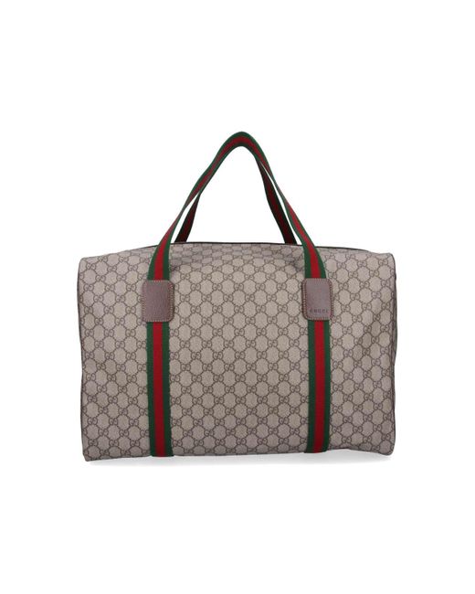 Borsone Da Viaggio di Gucci in Brown da Uomo