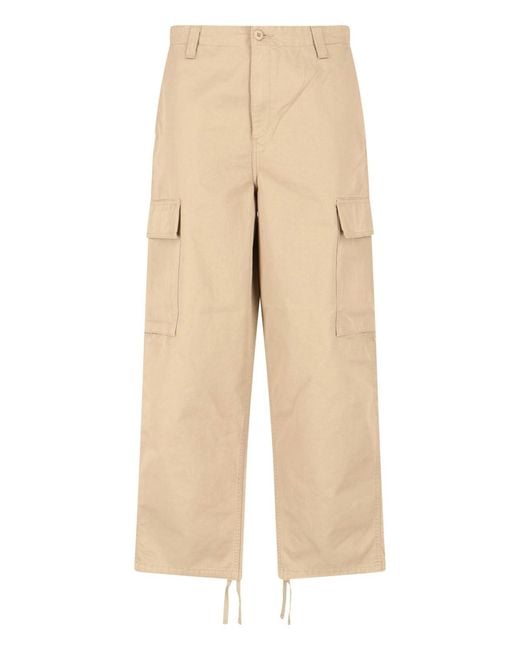 Carhartt Natural Trousers Cotton for men