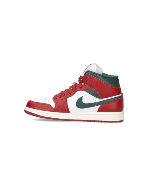Nike Red Sneakers Leather for men