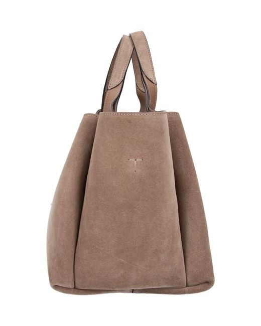 Tod's Brown Mini Suede Bag