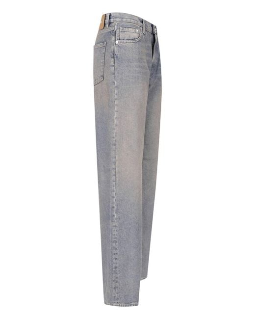 Haikure Gray Wide Jeans "Korea"
