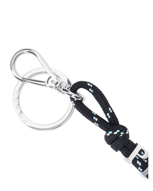 Prada White Keychain "Speedrock" for men