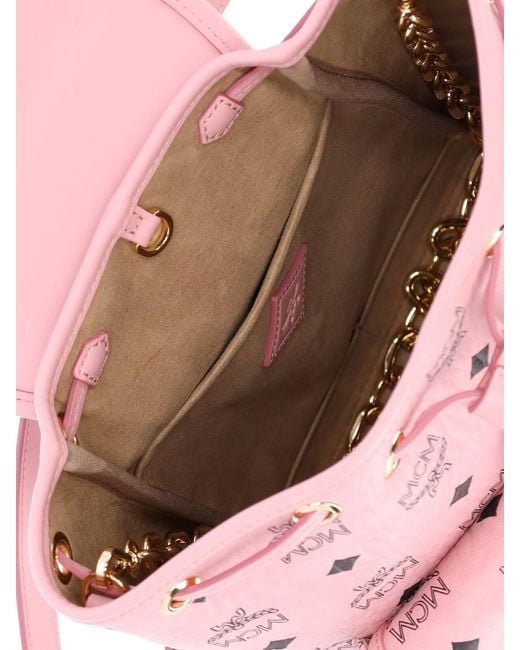 MCM Pink Backpack "Aren"