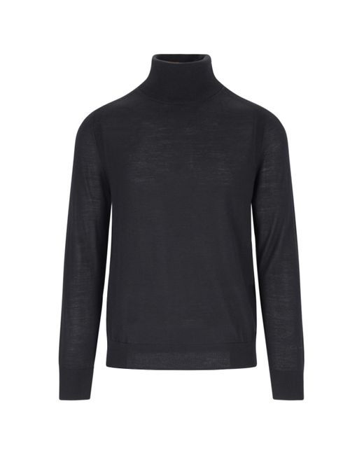 Paul Smith Blue Turtleneck Sweater for men