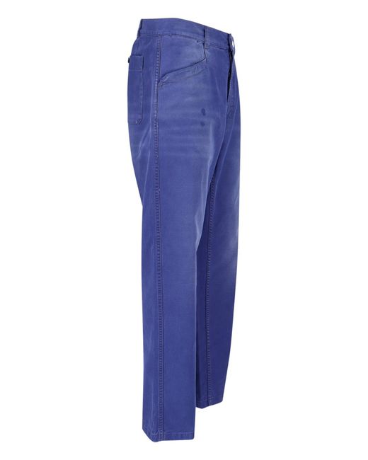 Prada Blue Straight Jeans for men