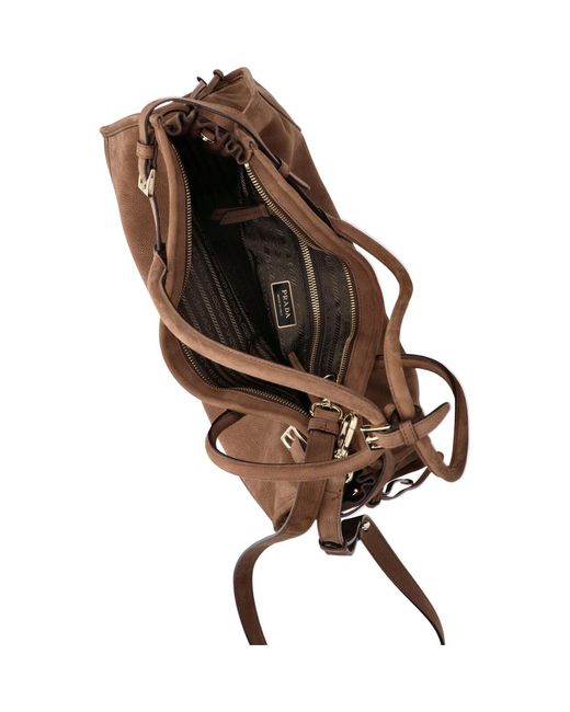 Prada Brown Large Handbag "Bonnie"