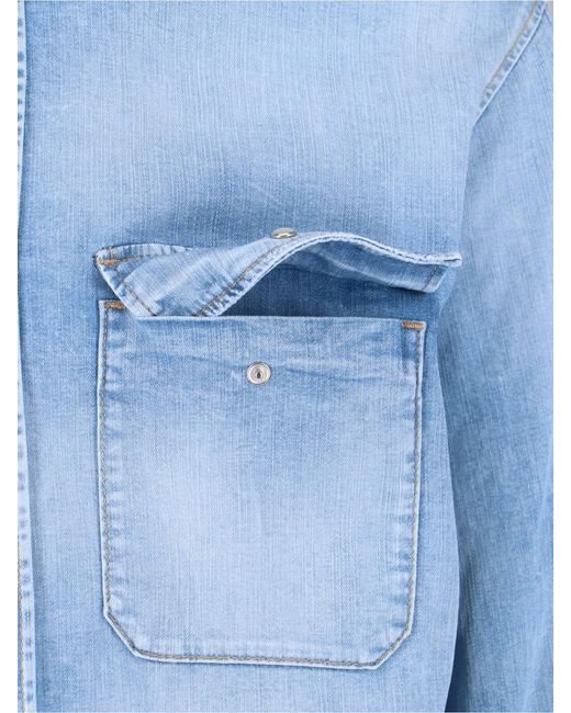 DSquared² Blue Logo Shirt for men