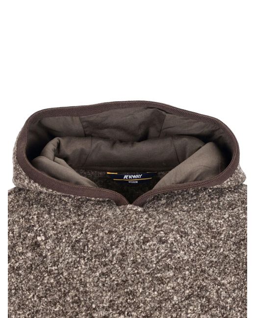 K-Way Gray Hoodie for men